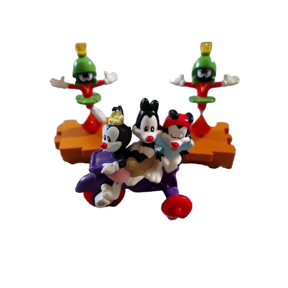 Marvin The Martian Space Jam 1996 McDonald's Happy Meal Toy Animaniacs Lot Of 3 - Picture 1 of 9